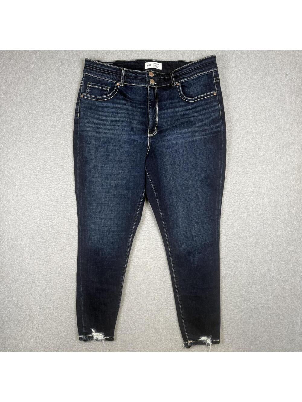 BKE Women's Size 36x27 Parker Universal Fit High Rise Ankle Skinny Jeans